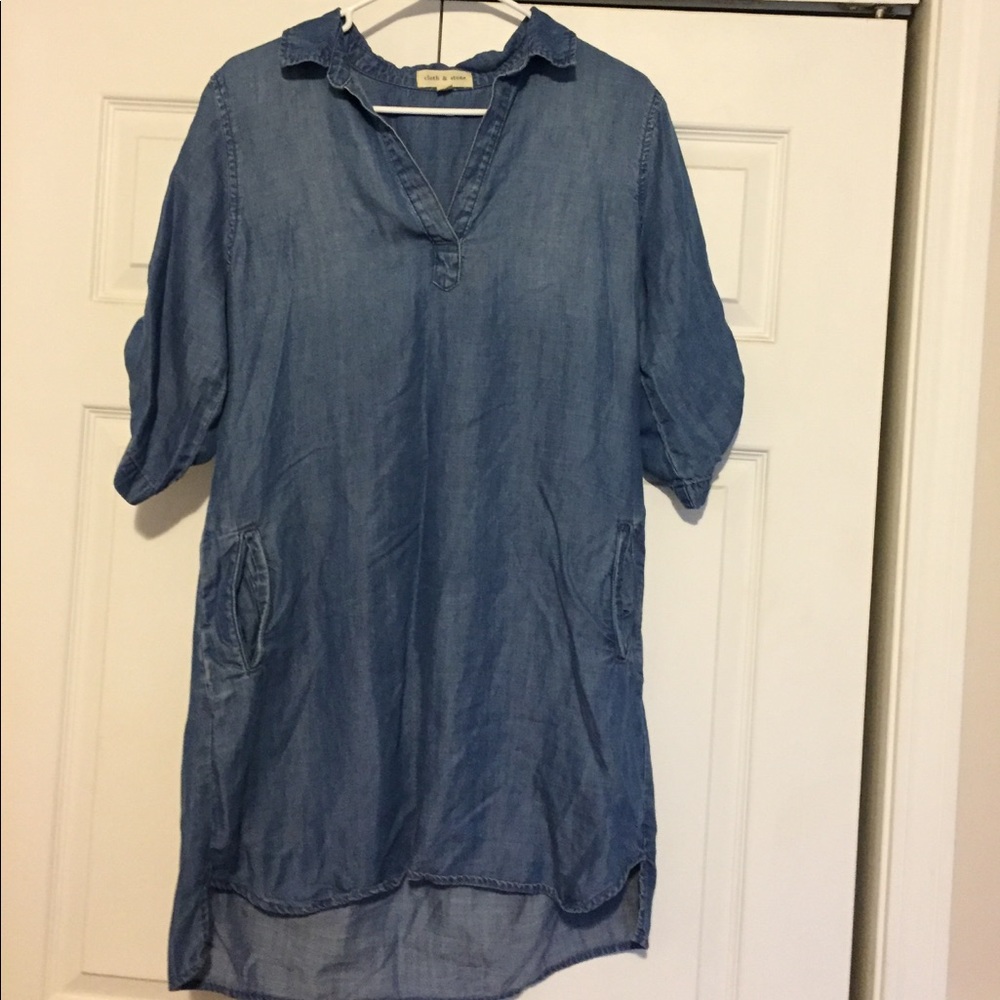 Cloth & Stone Chambray Dress